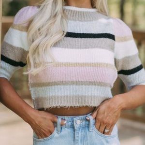 Never worn- striped sweater